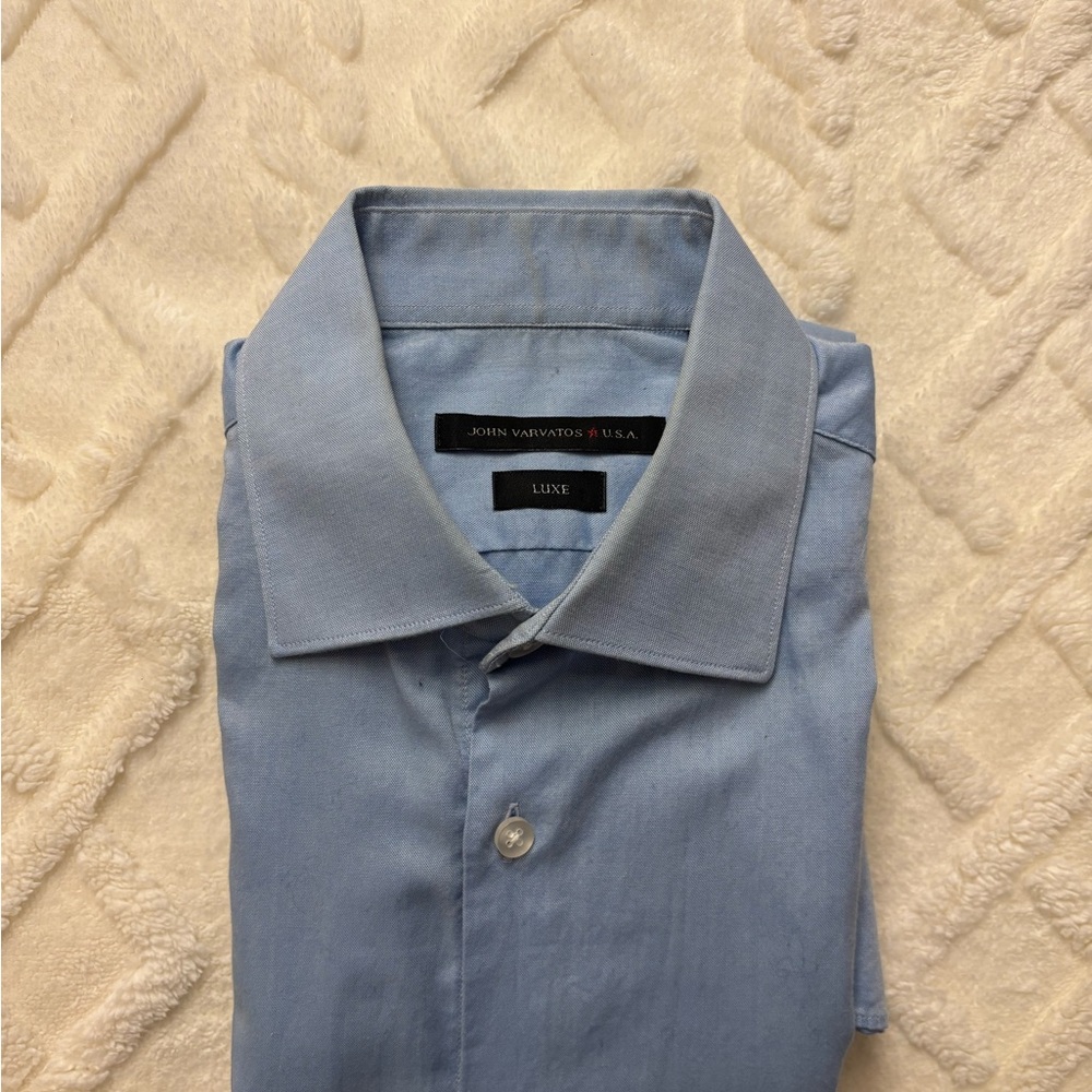 John Varvatos Luxe Blue Men's Shirt